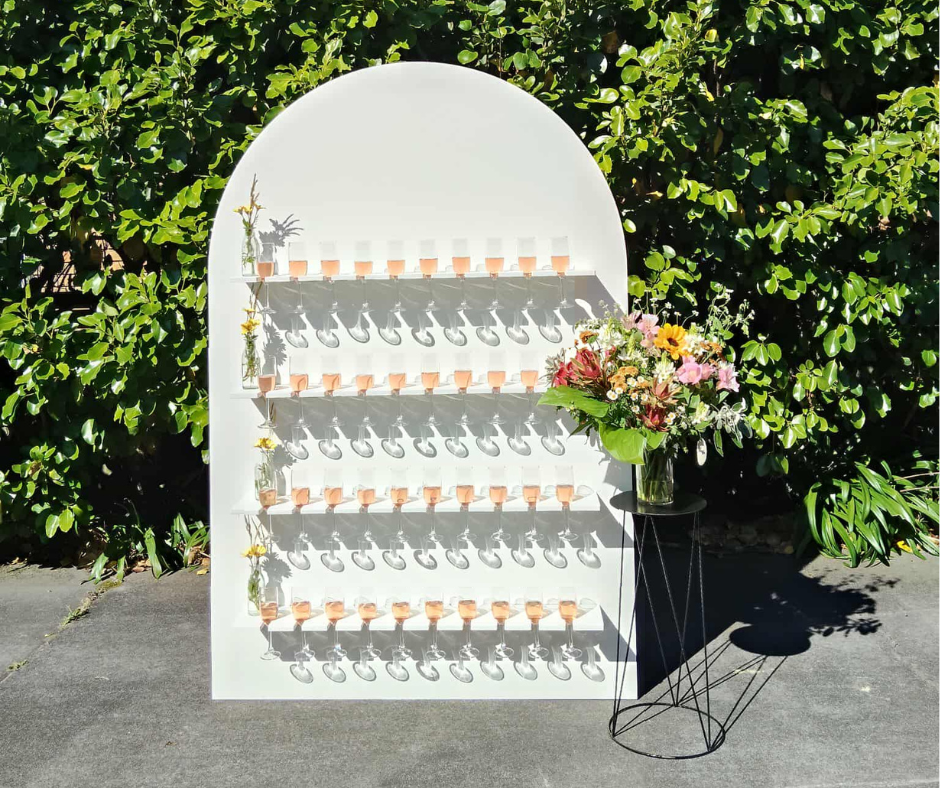 Champagne wall