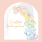 Display Arch + Balloon Garland Package.