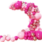 barbie pink balloon garland bubble ad bounce
